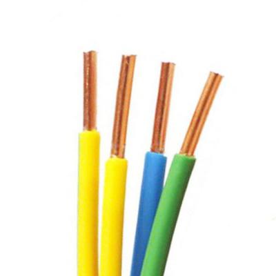 China House Wiring Flexible Copper Conductor PVC Insulated BV/BVV/RV/Rvv Electrical cable Wire Single Core Electrical Earthing Wire for sale