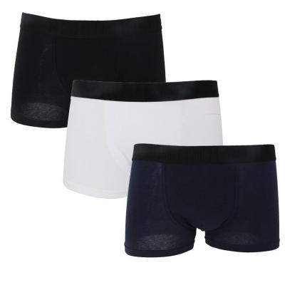 China Antibacterial Sustainable Male Basic Underwear Soft Comfortable Cotton Men's Seamless Boxer Briefs for sale