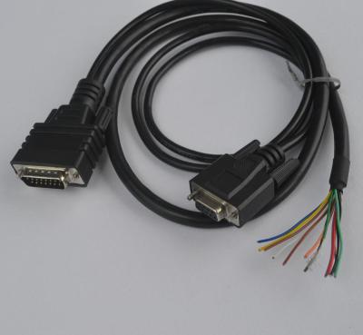 China Customized COMPUTER For Machine 24AWG X 9C Db15 To Serial Cable db9 Sub Custom for sale