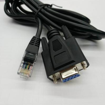 China COMPUTER Customized Data Cable Series Flat DB9 D-Sub To RJ45 Cable Male For Machine Router Network for sale