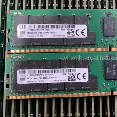 China Brand New R730 R740 R940 R940xa Server Memory 64G 2RX4 3200AA CCE RDIMM for sale