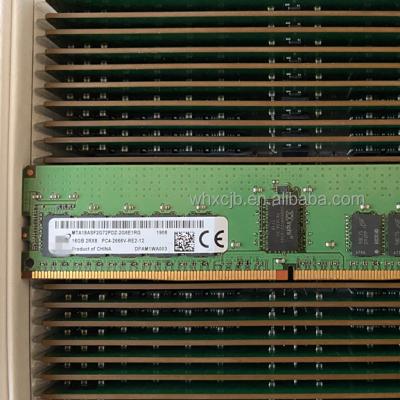 China Brand New Server MTA18ASF2G72PDZ-2G6E1 16G 2RX8 PC4-2666V DDR4 RECC Server Memory for sale