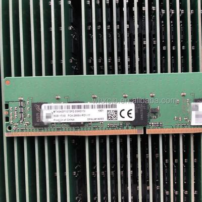 China Brand New High Performance 8GB 1Rx8 PC4-2666V RD1 MTA9ASF1G72PZ-2G6D1SG Server Memory for sale