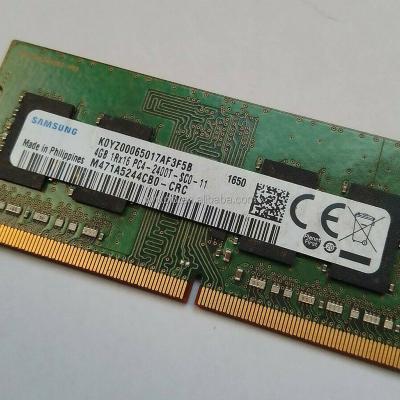 China Original brand new LAPTOP stock DDR4 4GB 1Rx16 PC4-2400T DDR4 4G SODIMM notebook memory module M471A5244CB0-CRC for sale