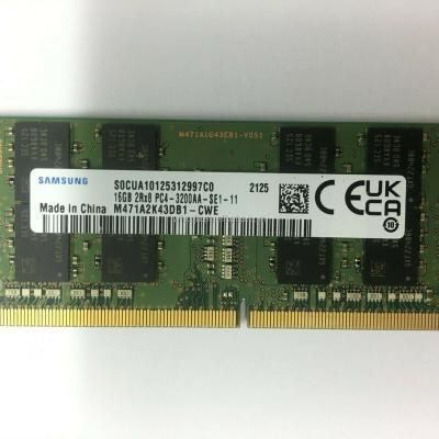 China Brand new original LAPTOP stock DDR4 16GB 2RX8 PC4-3200AA DDR4 16G SODIMM memory notebook moduleM471A2K43DB1-CWE for sale