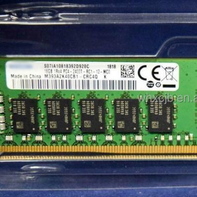 China New Original Server High Performance PC4 1x16GB M393A2K40CB1-CRC Server Memory DDR4 16G 1RX4 PC4-2400T RECC RDIMM for sale