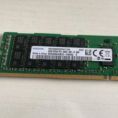 China M393A8K40B22-CWD 1x 64GB DDR4-2666 RDIMM PC4-21300 V-R Quad Rank x4 Server Module Server RAM for sale