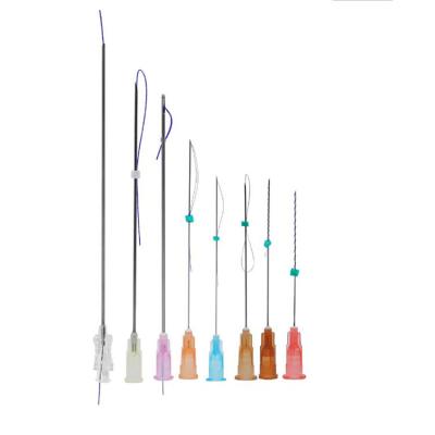 China Hot Selling Skin Care Treatments Pdo Thread Face Lift Fine Thread Lift Needles for sale