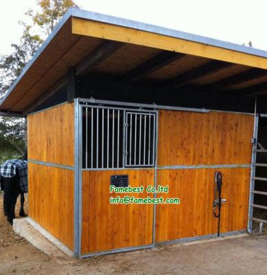 China Horse House Yards Mobile Field Horse Shelters Portable Horse Break-in Shed for sale