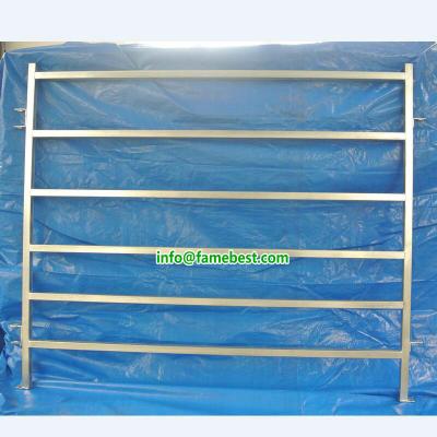 China Easily Assembled 1.6mm Thick Cattle Yard Panel And Door In Galvanizing Steel Tube for sale