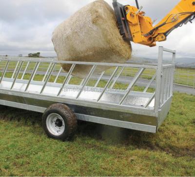 China Easily Herded Livestock Feeding Equipment Hay Wagons for sale