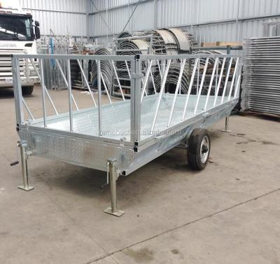 China Easily Assembled Round Bale Driver Trailer for sale