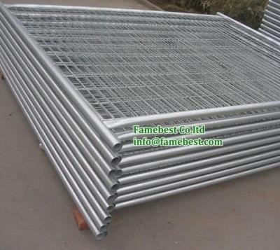 China Easily Assembled Easy To Assemble Standard Galvanized Steel Temporary Fence Panel for sale