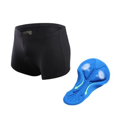 China Breathable Bicycle Shorts Cushion Breathable Black Summer Moisture Wicking Cycling Riding Underwear for sale