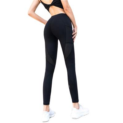 China Wholesale Antibacterial High Waist Out Of Pocket Yoga Pants Tummy Control Workout Running 4 Way Stretch Yoga Gaiters for sale