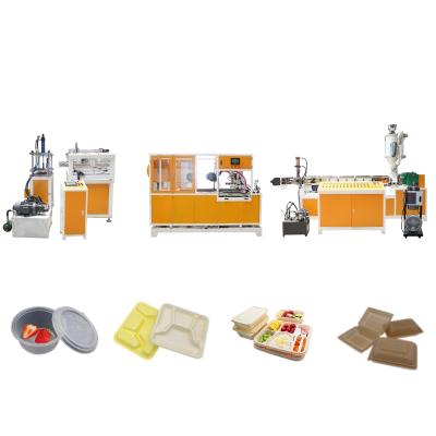 China Factory Hot Sale Eco - Friendly PLA Degradable Take Out Lunch Box Making Machine Te koop