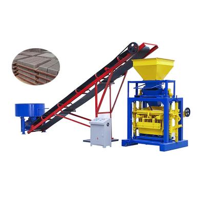 China Building Material Shops Cement Breeze Block Making Machine In India QT4-15 Concrete Block Paving Machine Te koop