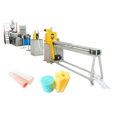 China DYEPE-90 wrapping film and CE approved epe foam pipe extrusion making machine Te koop