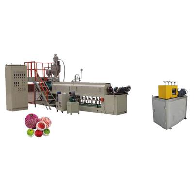 China Automatic EPE Sheet Foam Plastic Net Making Machine for sale