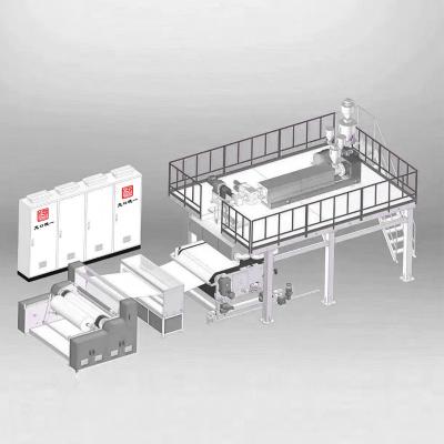 China Disposable Nonwoven Fabric Machine DY-3200 SMS PP Spunmelt Nonwoven Fabric Production Line for sale