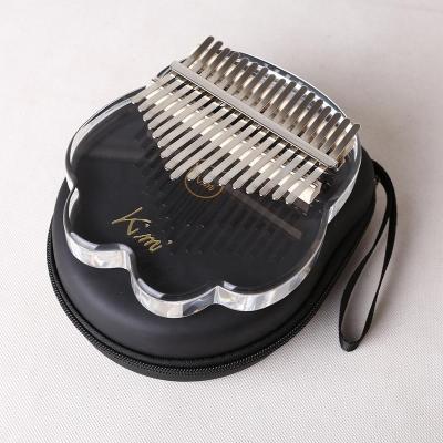 China Kalimba Cat Claw Shaped Acrylic Transparent Keyboard Instrument 17 Inch Popular Cute Finger Piano Kalimba With Tuner Hammer Gig Bag for sale