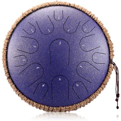 China Music Healing Handwork Hand Pan Steel Tongue Drum Gift Free Percussion Instrument for sale