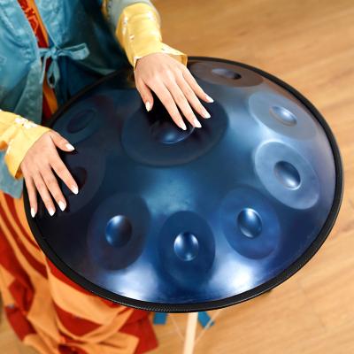 China drum surface simulation & Luxury Type 9/10 Pan Ethereal Drum Professional Musical Multisensor Gold Silver Tone Handpan Steel Tongue Drum Drums Percussion Instruments for sale