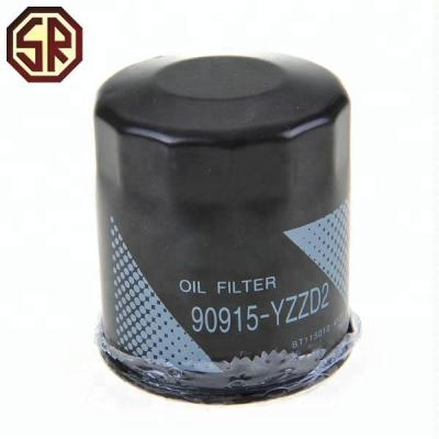 China Iron Spare Part Car Oil Filter 90915-YZZD2 For Japanese Cars for sale