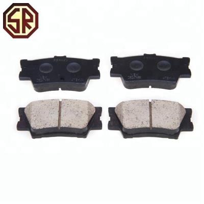 China Semi-metalli/ceramic brake pads ceramic auto spare parts 04466-33180 for Japanese cars for sale