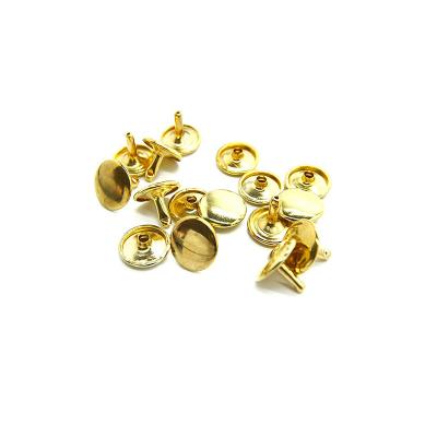 China Single Cap Good Price Factory Direct Supply Double Cap Or Gold Rivet for sale