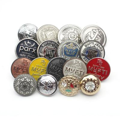 China Viable Garment Buttons Metal Rhinestone Crystal Stone Button for Women's Clothing for sale