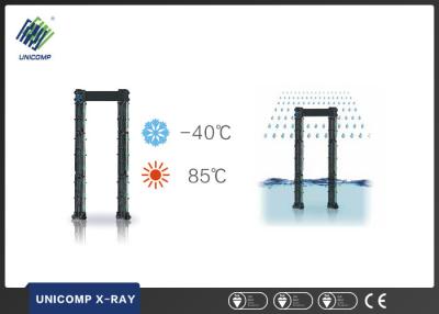 China Multi - Zone Security Portable Walk Through Metal Detector 8 / 16 / 24 Detection Zones for sale