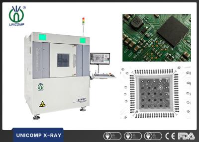 China Medida automática de Unicomp AX9100 con el equipo programado de la radiografía del CNC para la calidad el soldar de flujo de PCBA BGA CSP QFN en venta