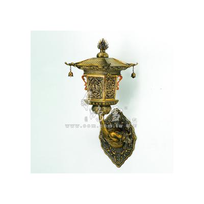 China Handmade Retro Copper Religion And Quality Assurance Installation Art Wall Lamp for sale