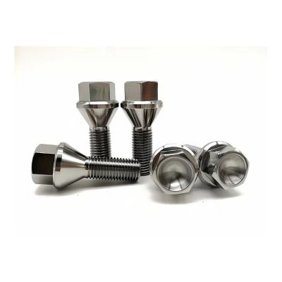 China Light weight racing car Mazda car automobile m12 m14 5/8titanium auto lug nuts for sale