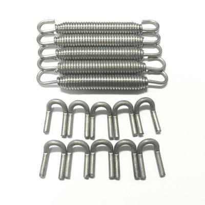 China Tension Grade CP1 Motorcycle Exhaust Pipe Tube Tension Titanium Spring Hook For Slip Joint Connectors for sale