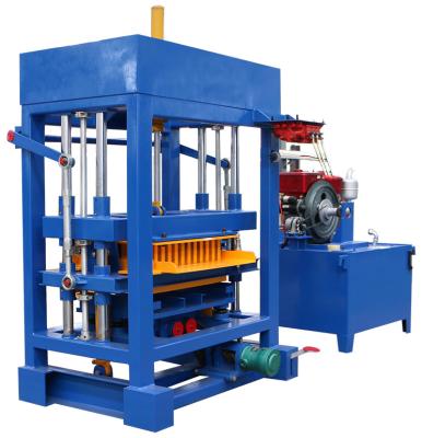 China Best Selling Semi-automatic Block Machine QT4-30 Hydraulic Cement Block Making Machine for sale