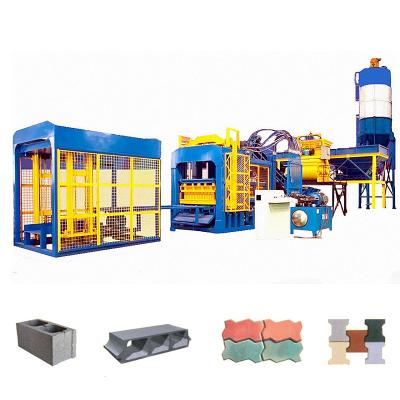 China Hotels Brick Factory Machine Cost in India Block Mold for Hollow Concrete Block Making Machine QT10-15 for sale