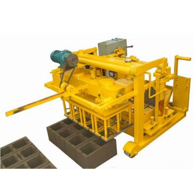 China Hotels Concrete Block Machine QT40-3A Demountable Hydraulic Concrete Block Making Machine For Sale for sale