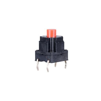 China Pa66 Tactile 6x6 Strip Smd Switch Black / Tsp10 4 Bronze Push Button Tact Switch for sale