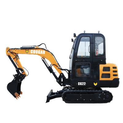 China Garment Shops Cheap Home Mini Excavator 1 Ton 2.2 Ton Hydraulic Crawler Mini Excavator CE/EPA Digger From China for sale