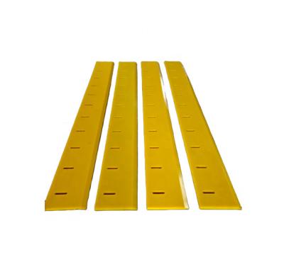 China Mineral industry New design pu sheets scraper polyurethane snow scraper plow blades for loaders for sale