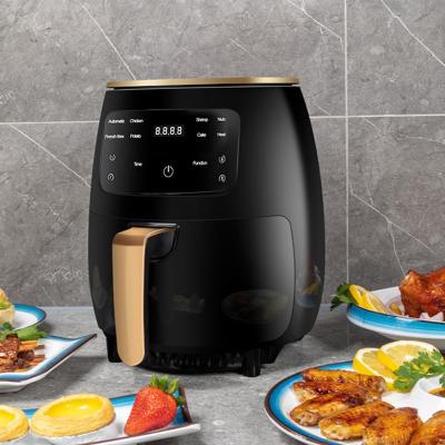 中国 1400-Watt 4.5L Electric Hot Oven Cooker Air Fryers with LCD Digital Screen and Temperature Control Airfryer Oven 販売のため