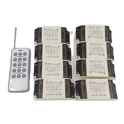 China Wireless Lamp Switch Remote Control Superreaction ASK Receiver 8ch 433MHZ RF Remote Control Module With Transmitter for sale