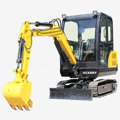 China Farms 2 Ton Hydraulic Crawler Excavator Small Rock Digging Machine for sale