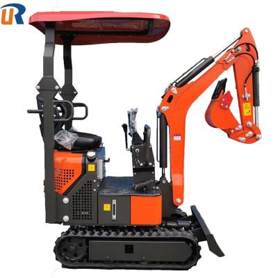 China Construction worksÂ   Cheap price China 1ton excavator mini excavator with roof for sale