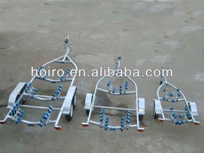 China Wobbly Rollers Hot Dip Galvanized Boat Trailer With Wobbly Rollers for sale