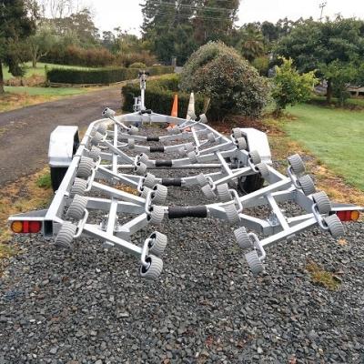 China Boat Trailer 6.5m Single Axle Boat Trailer For 19ft Boat for sale