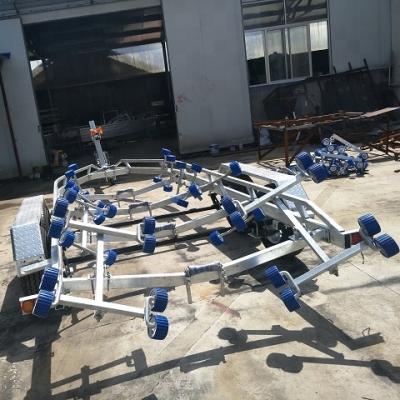 China Galvanized Boat Trailer New Heavy Duty Boat Trailer for sale