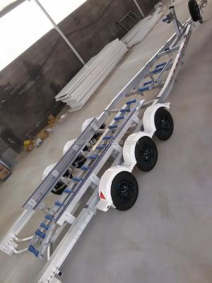 China Australia Standard Poly Full Skid Australian Standard Aluminum Boat Trailer for sale